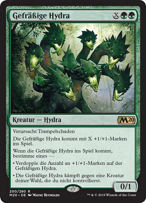 Gefräßige Hydra M20-200 Rare Excellent Deutsch Foil