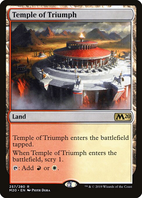 Temple of Triumph M20-257 Rare Excellent Englisch