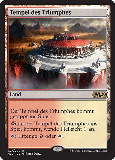 Tempel des Triumphes M20-257 Rare Near Mint Deutsch