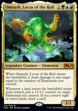 Omnath, der Sammelpunkt der Turbulenz M20-216 Mythic Good Russisch