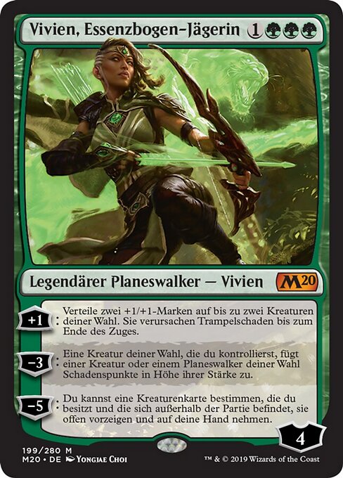 Vivien, Essenzbogen-Jägerin M20-199 Mythic Excellent Deutsch