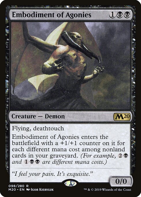 Embodiment of Agonies M20-98 Rare Excellent Englisch