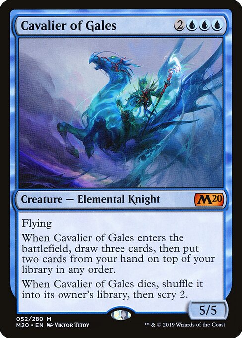 Cavalier of Gales M20-52 Mythic Excellent Englisch