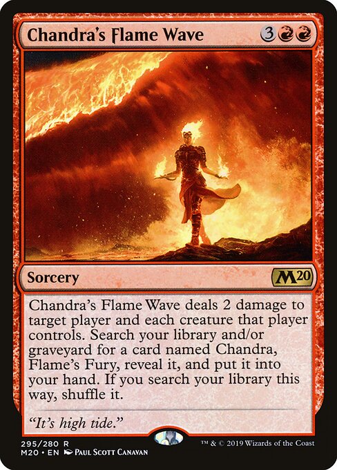 Chandra's Flame Wave XM20-295 Rare Good Englisch