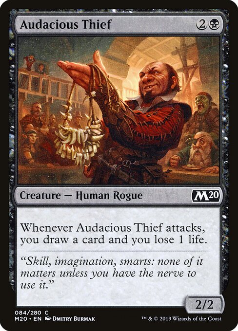 Audacious Thief M20-84 Common Excellent Englisch Foil