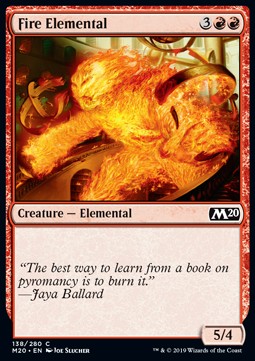 Feuerelementar M20-138 Common Excellent Deutsch Foil