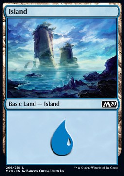 Insel (V.2) M20-266 Land Excellent Englisch Foil