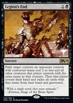 Ende der Legion (V.1) XM20-106 Rare Excellent Deutsch Foil