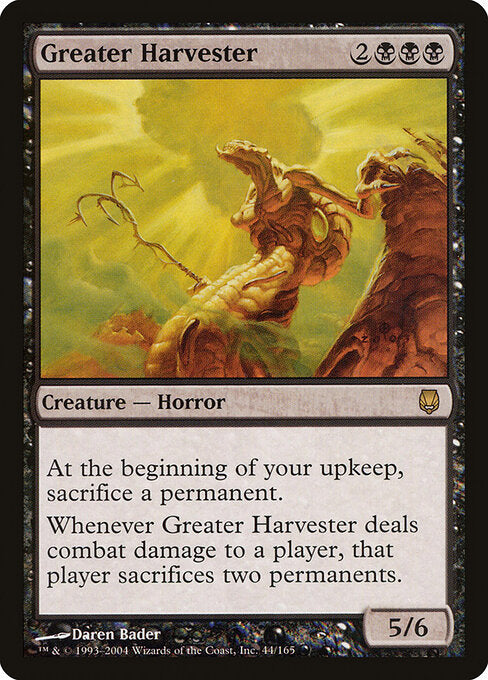Greater Harvester DST-44 Rare Light Played Englisch Foil