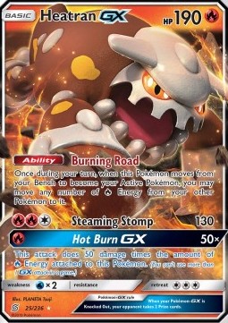Heatran GX UNM-25 Ultra Rare Good Deutsch