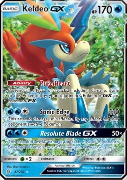 Keldeo GX UNM-47 Ultra Rare Excellent Deutsch