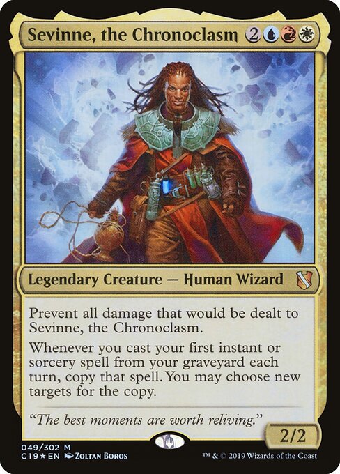 Sevinne, the Chronoclasm C19-49 Mythic Excellent Englisch Foil