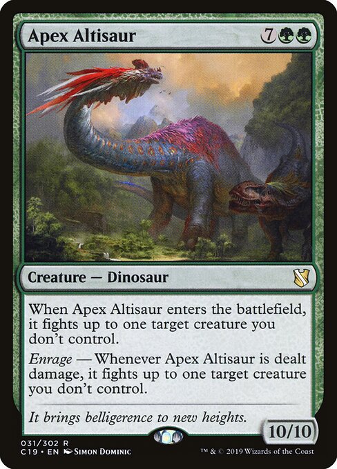 Apex Altisaur C19-31 Rare Excellent Englisch
