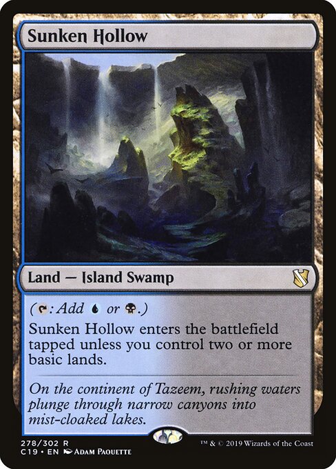Sunken Hollow C19-278 Rare Excellent Englisch