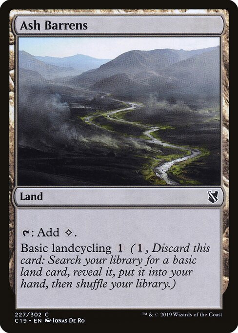 Ash Barrens C19-227 Common Near Mint Englisch