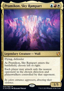 Pramikon die Himmelspalisade C19-47 Mythic Excellent Englisch Foil