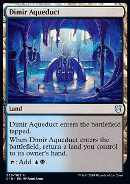Dimir Aqueduct C19-239 Uncommon Played Englisch