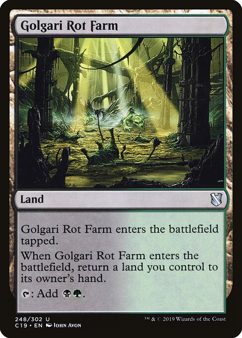 Golgari Rot Farm C19-248 Uncommon Near Mint Englisch