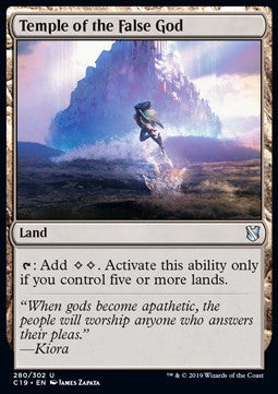 Temple of the False God C19-280 Uncommon Excellent Englisch