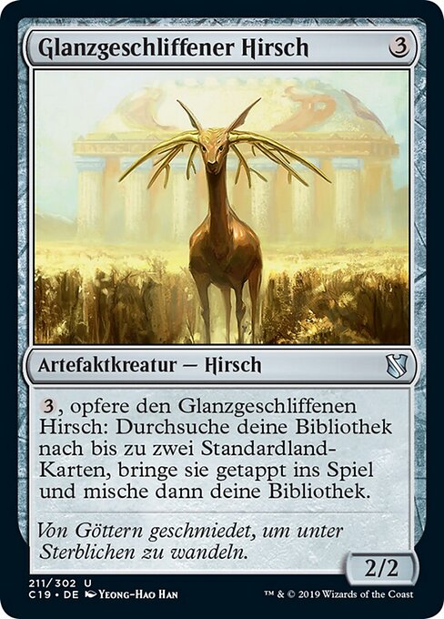 Glanzgeschliffener Hirsch C19-211 Uncommon Good Deutsch