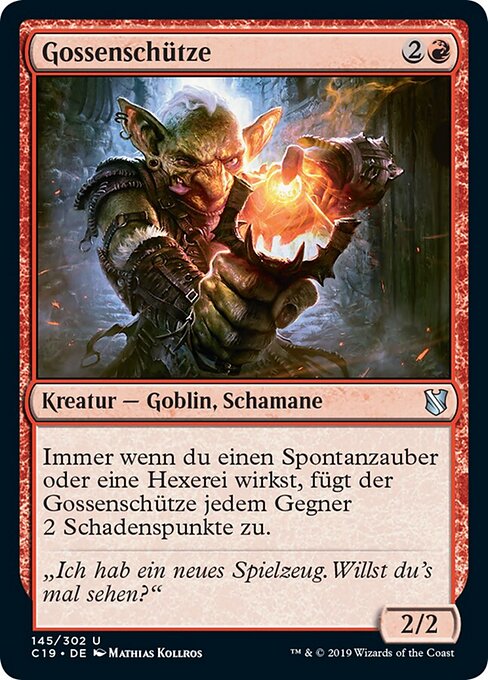 Gossenschütze C19-145 Uncommon Excellent Deutsch