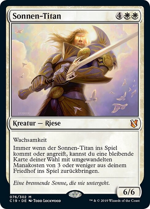 Sonnen-Titan C19-76 Mythic Played Deutsch