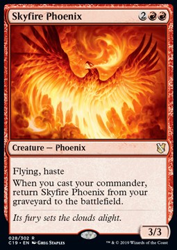 Skyfire Phoenix C19-28 Rare Near Mint Englisch