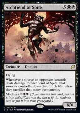 Archfiend of Spite C19-14 Rare Near Mint Englisch