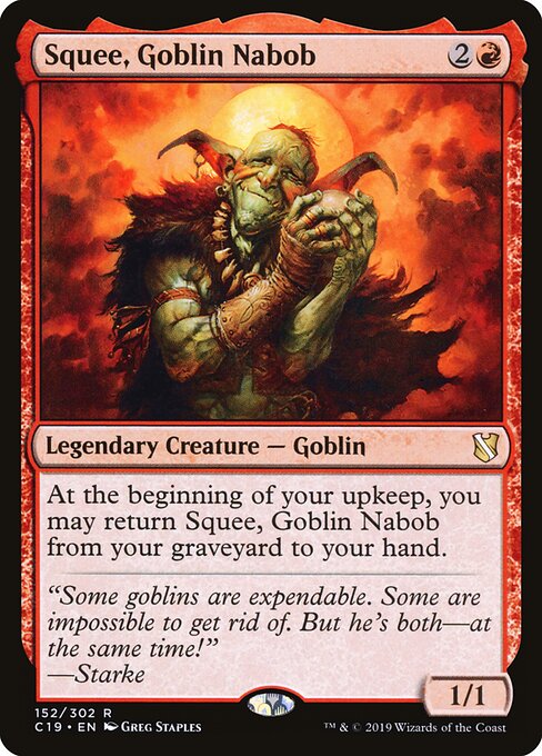 Squee, Goblin Nabob C19-152 Rare Near Mint Englisch