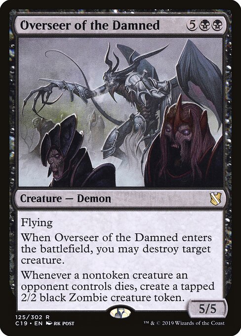 Overseer of the Damned C19-125 Rare Near Mint Englisch