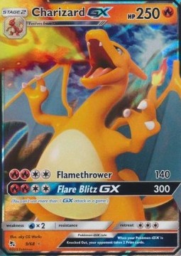 Charizard GX HIF-9 Ultra Rare Poor Deutsch