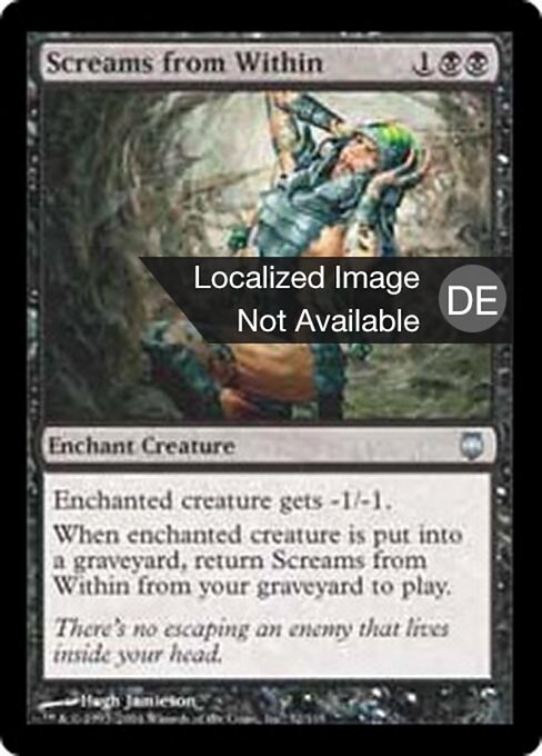 Schreie von Innen DST-52 Uncommon Light Played Deutsch