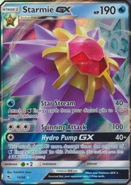 Starmie GX HIF-14 Ultra Rare Excellent Deutsch