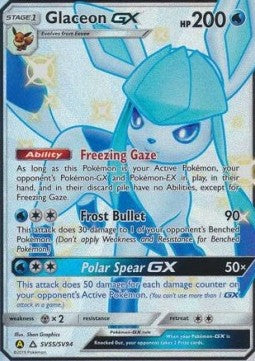 Glaceon GX HIF-SV55 Secret Rare Excellent Englisch