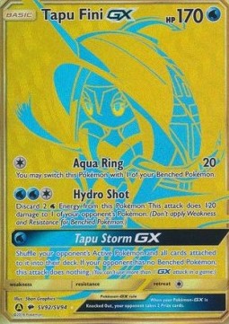 Tapu Fini GX HIF-SV92 Secret Rare Near Mint Englisch