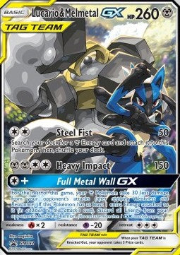 Lucario & Melmetal GX SM-192 Promo Excellent Deutsch