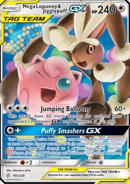 Mega Schlapor & Pummeluff GX CEC-165 Ultra Rare Played Deutsch
