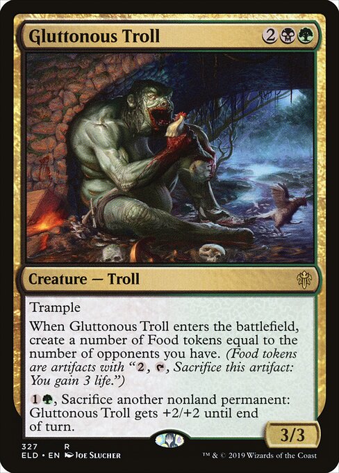 Gluttonous Troll XELD-327 Rare Near Mint Englisch