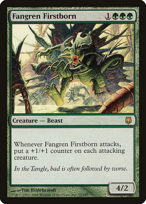 Erstgeborener Fangren DST-75 Rare Excellent Englisch Foil
