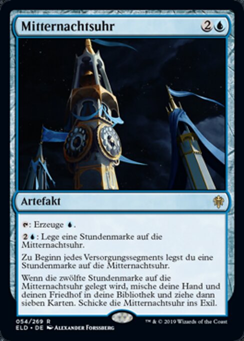 Mitternachtsuhr ELD-54 Rare Near Mint Deutsch
