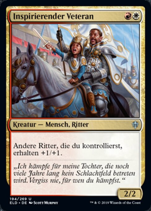 Inspirierender Veteran ELD-194 Uncommon Played Deutsch