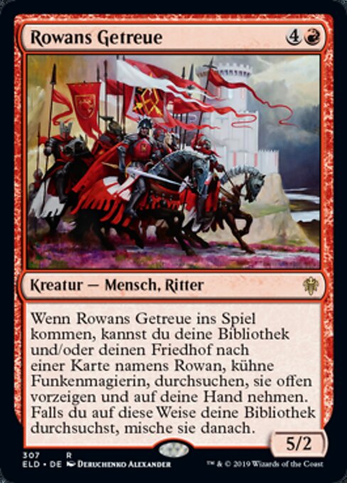 Rowans Getreue XELD-307 Rare Light Played Deutsch