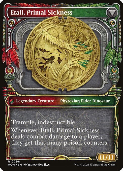 Etali, Primal Conqueror // Etali, Primal Sickness - Back Face
