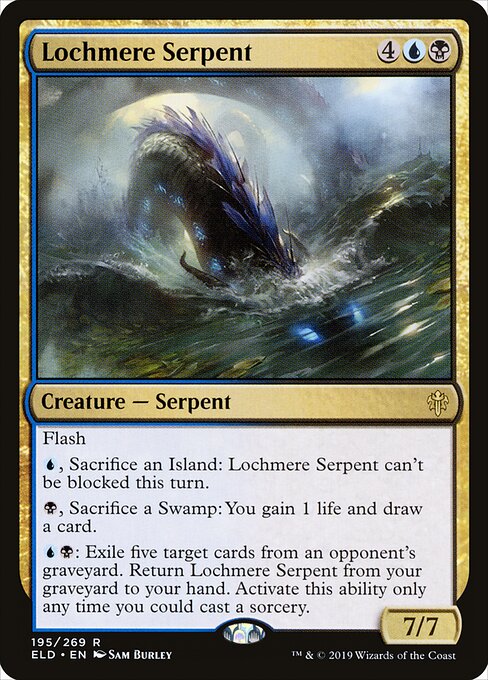 Lochmere Serpent ELD-195 Rare Near Mint Englisch