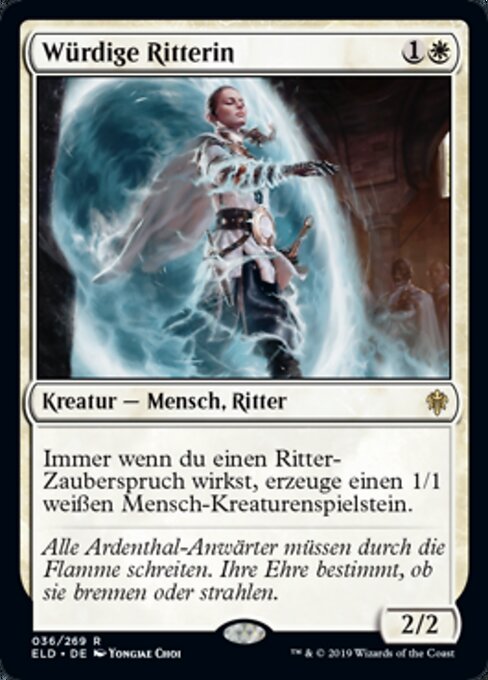Würdige Ritterin ELD-36 Rare Excellent Deutsch