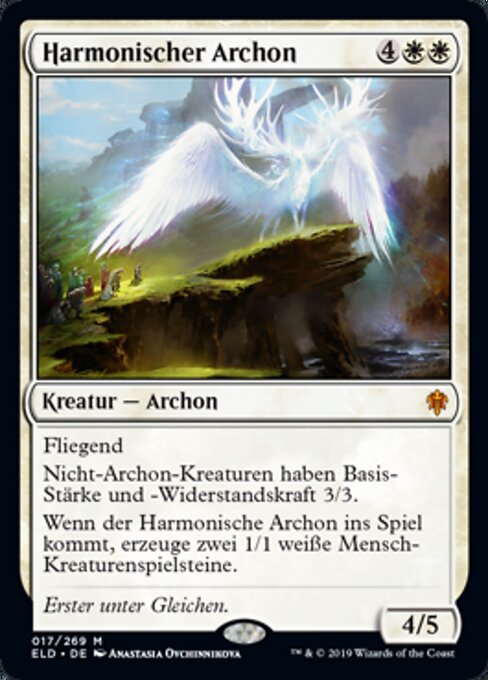 Harmonischer Archon ELD-17 Mythic Near Mint Deutsch Foil