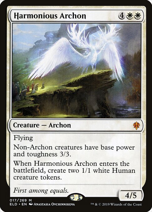 Harmonious Archon ELD-17 Mythic Near Mint Englisch