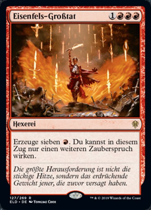 Eisenfels-Großtat ELD-127 Rare Excellent Deutsch