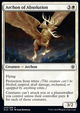 Archon of Absolution ELD-3 Uncommon Excellent Englisch Foil