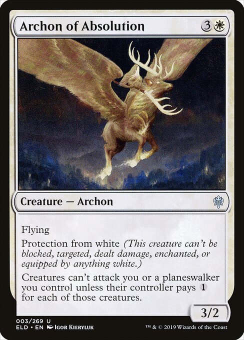 Archon of Absolution ELD-3 Uncommon Excellent Englisch Foil